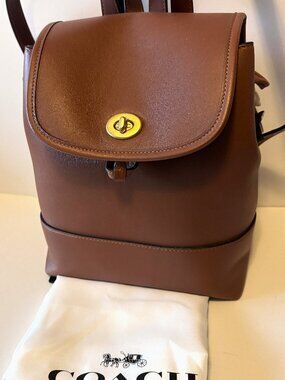 Coach Turn-lock Backpack